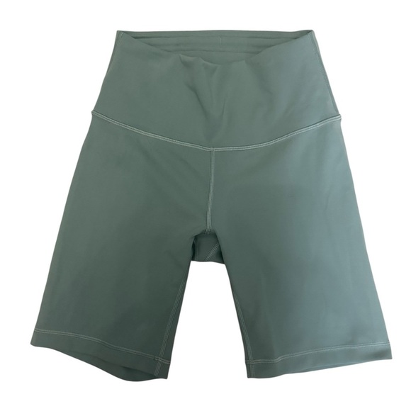 Lululemon Wunder Train Contour Fit High-Rise Biker Short 8" Misty Glade W7BXBS 6 - Picture 6 of 10